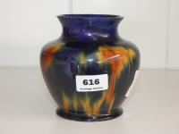616 · SIGNED McHUGH #52 FOOTED GLAZE