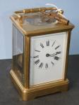 628 · LARGE BRASS & ENAMEL CARRIAGE
