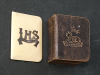 644 · A MINIATURE LEATHER BOUND COMM
