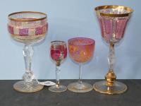 648 · GROUP OF 4 ASSORTED MOSER STYL