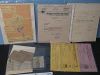 654 · VINTAGE TASMANIAN RECEIPTS, RA