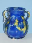 672 · SIGNED McHUGH TWIN HANDLED VAS