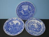 695 · GROUP OF 3 SPODE COMMEMORATIVE