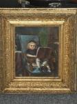 752 · GILT FRAMED OIL PAINTING 'BOY