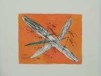 753 · FRAMED PRO HART ETCHING 'DRAGO