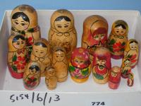 774 · 2 SETS OF BABOOSHKA DOLLS