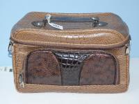 781 · FAUX CROCODILE SKIN TRAVEL BAG