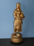 785 · LARGE GILT FINISHED SPELTER ME