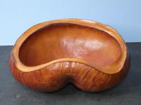 LEATHER SCULPTURED CHESTNUT BO