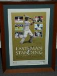 842 · FRAMED 'LAST MAN STANDING' SIG