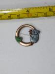 850 · GOLD PLATED ENAMELLED TASMANIA