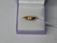 873 · GOLD STONE SET RING ACID TESTS