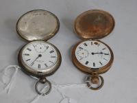 884 · 2 VICTORIAN POCKET WATCHES