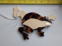 890 · A LEA STEIN FROG BROOCH