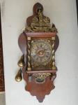 951 · DUTCH BRASS ADORNED 8 DAY WALL