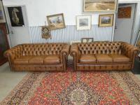996 · PAIR OF MORAN BROWN 3 SEATER L