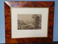 1018 · ATTRIBUTED JOHN GLOVER SEPIA W