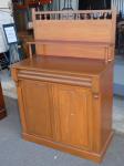 1021 · A PINE SHIELD PANEL CHIFFONIER
