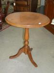 1037 · CEDAR PEDESTAL WINE TABLE H-68