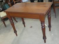 1054 · CEDAR TURNED LEG SERVING TABLE