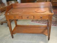 1057 · CEDAR GALLERY BACK WASHSTAND H