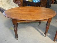1063 · CEDAR OVAL TURNED LEG DINING T