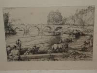 1080 · A GILT FRAMED FRENCH ENGRAVING