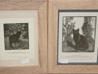 1082 · 2 FRAMED LIONEL LINDSAY ENGRAV