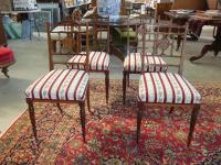 1085 · 4 EDWARDIAN ROSEWOOD FINE INLA