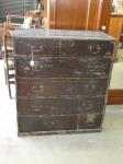 1091 · JAPANESE TENSU CHEST - DISTRES
