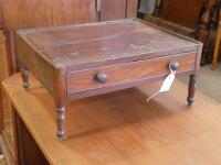 1111 · A MAHOGANY WHATNOT BASE C1850