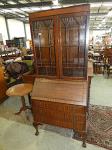 1121 · MAHOGANY MULTI-PANE SECRETAIRE
