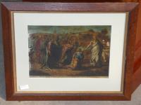 1150 · FRAMED PRINT 'CHRIST'S CHARGE