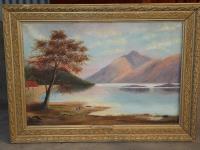 1151 · GILT FRAMED OIL PAINTING 'LOMO