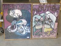 1158 · PAIR OF FRAMED TOM SAMEK PRINT
