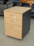 1180 · WOODGRAIN MOBILE OFFICE CHEST