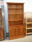 1264 · BLACKWOOD 3 SHELF, 2 DOOR DRES