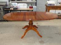 1270 · BLACKWOOD OVAL DINING TABLE H-