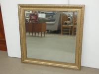 1327 · GILT FRAMED WALL MIRROR 84 X 8