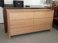 1348 · OAK 6 DRAWER SIDEBOARD - DAMAG