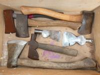 COLLECTION OF TOMAHAWKS & TRAP