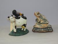 2 CAST IRON DOOR STOPS