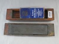 BOXED SHARPENING STONE & RAZOR