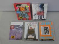 5 RED HOT CHILLI PEPPER DVD'S