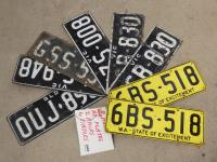 8 VINTAGE AUSTRALIAN LICENSE P