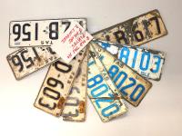 8 TASMANIAN LICENSE PLATES