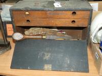 1655 · TIMBER TOOLBOX OF ASSORTED HAN
