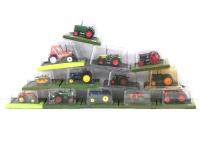 13 DIECAST MODEL TRACTORS