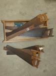 1680 · TIMBER BOX WITH HANDSAWS