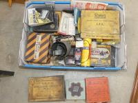 BOX WITH WORKSHOP ACCESSORIES